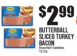 Extra Supermarket BUTTERBALL SLICED TURKEY BACON offer