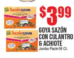 Extra Supermarket GOYA SAZÓN CON CULANTRO & ACHIOTE offer