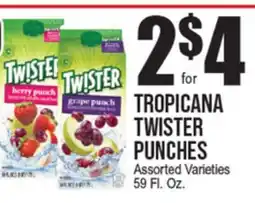 Extra Supermarket TROPICANA TWISTER PUNCHES offer