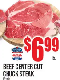 Extra Supermarket BEEF CENTER CUT CHUCK STEAK offer