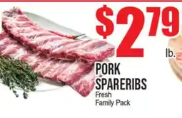 Extra Supermarket PORK SPARERIBS offer