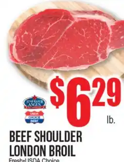 Extra Supermarket BEEF SHOULDER LONDON BROIL offer