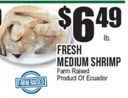 Extra Supermarket FRESH MEDIUM SHRIMP offer
