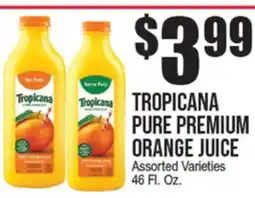 Extra Supermarket TROPICANA PURE PREMIUM ORANGE JUICE offer