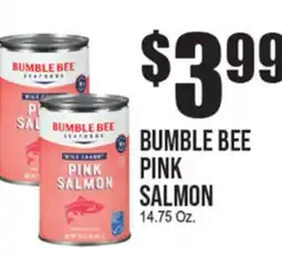 Extra Supermarket BUMBLE BEE PINK SALMON offer