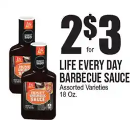 Extra Supermarket LIFE EVERY DAY BARBECUE SAUCE offer