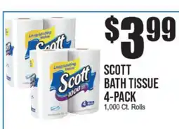 Extra Supermarket SCOTT BATH TISSUE offer