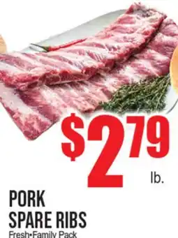 Extra Supermarket PORK SPARE RIBS offer