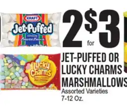 Extra Supermarket JET-PUFFED OR LUCKY CHARMS MARSHMALLOWS offer
