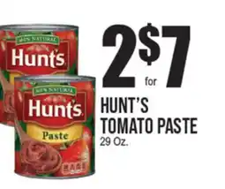 Extra Supermarket HUNT'S TOMATO PASTE offer