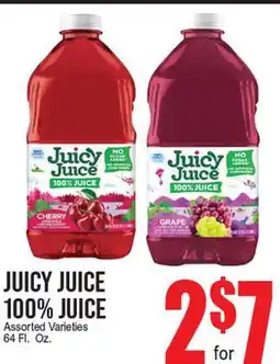 Extra Supermarket JUICY JUICE 100% JUICE offer