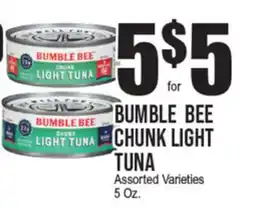 Extra Supermarket BUMBLE BEE CHUNK LIGHT TUNA offer