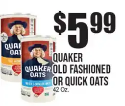 Extra Supermarket QUAKER OLD FASHIONED OR QUICK OATS offer