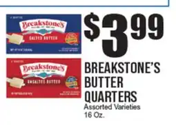 Extra Supermarket BREAKSTONE'S BUTTER QUARTERS offer