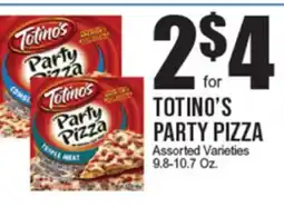 Extra Supermarket TOTINO'S PARTY PIZZA offer