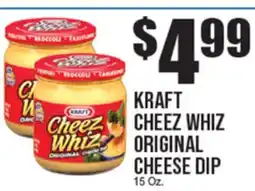 Extra Supermarket KRAFT CHEEZ WHIZ ORIGINAL CHEESE DIP offer