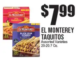 Extra Supermarket EL MONTEREY TAQUITOS offer