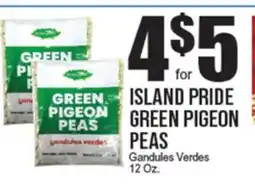 Extra Supermarket ISLAND PRIDE GREEN PIGEON PEAS offer