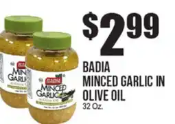 Extra Supermarket BADIA MINCED GARLIC IN OLIVE OIL offer