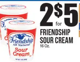 Extra Supermarket FRIENDSHIP SOUR CREAM offer