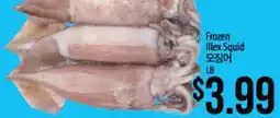 Hmart Frozen Illex Squid offer
