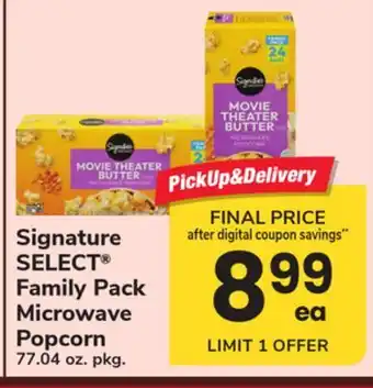 ACME Signature SELECT Family Pack Microwave Popcorn offer