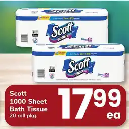 ACME Scott 1000 Sheet Bath Tissue offer