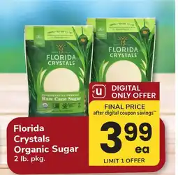 ACME Florida Crystals Organic Sugar offer