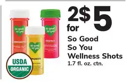 ACME So Good So You Wellness Shots offer