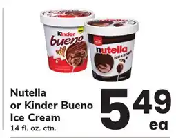 ACME Nutella or Kinder Bueno Ice Cream offer