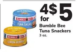 ACME Bumble Bee Tuna Snackers offer