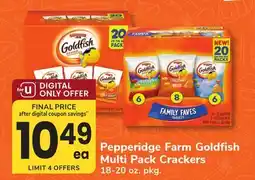 ACME Pepperidge Farm Goldfish Multi Pack Crackers offer