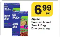 ACME Ziploc Sandwich and Snack Bag Duo offer