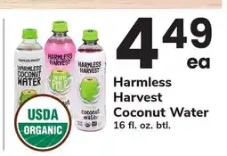 ACME Harmless Harvest Coconut Water offer