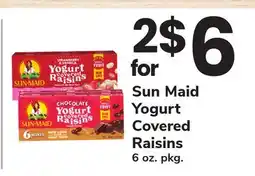 ACME Sun Maid Yogurt Covered Raisins offer