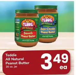 ACME Teddie All Natural Peanut Butter offer