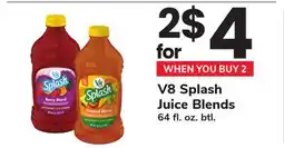 ACME V8 Splash Juice Blends offer