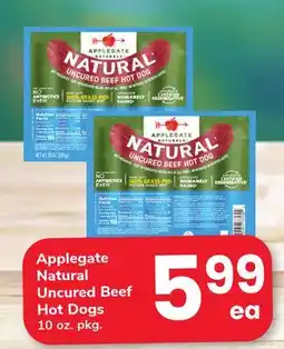 ACME Applegate Natural Uncured Beef Hot Dogs offer
