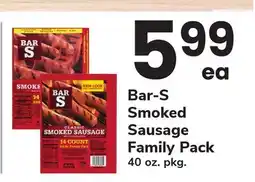 ACME Bar-S Smoked Sausage Family Pack offer