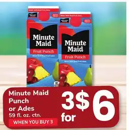 ACME Minute Maid Punch or Ades offer