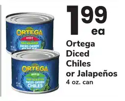 ACME Ortega Diced Chiles or Jalapeños offer