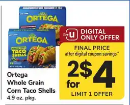 ACME Ortega Whole Grain Corn Taco Shells offer