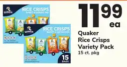 ACME Quaker Rice Crisps Variety Pack offer