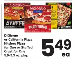 ACME DiGiorno or California Pizza Kitchen Pizza for One or Stuffed Crust for One offer