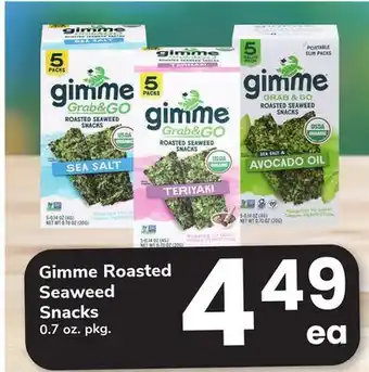 ACME Gimme Roasted Seaweed Snacks offer