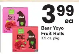 ACME Bear Yoyo Fruit Rolls offer