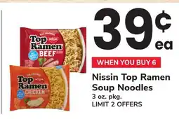 ACME Nissin Top Ramen Soup Noodles offer