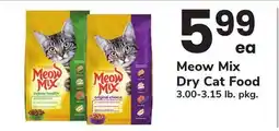 ACME Meow Mix Dry Cat Food offer