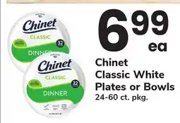 ACME Chinet Classic White Plates or Bowls offer