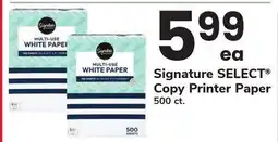 ACME Signature SELECT Copy Printer Paper offer